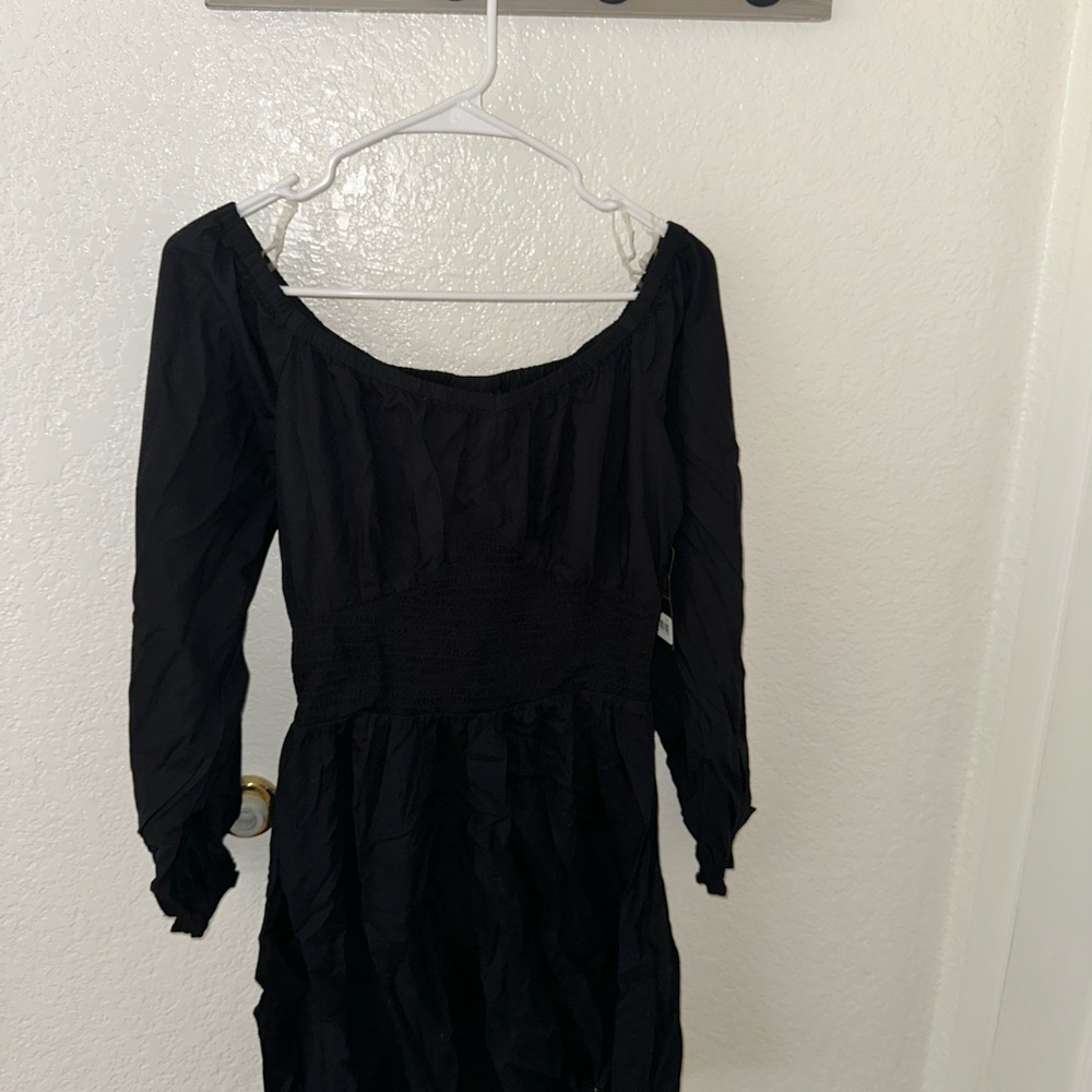 Wrangler Black Long Sleeve Dress